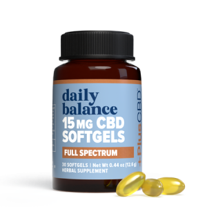Plus CBD Gold Softgels | 15mg