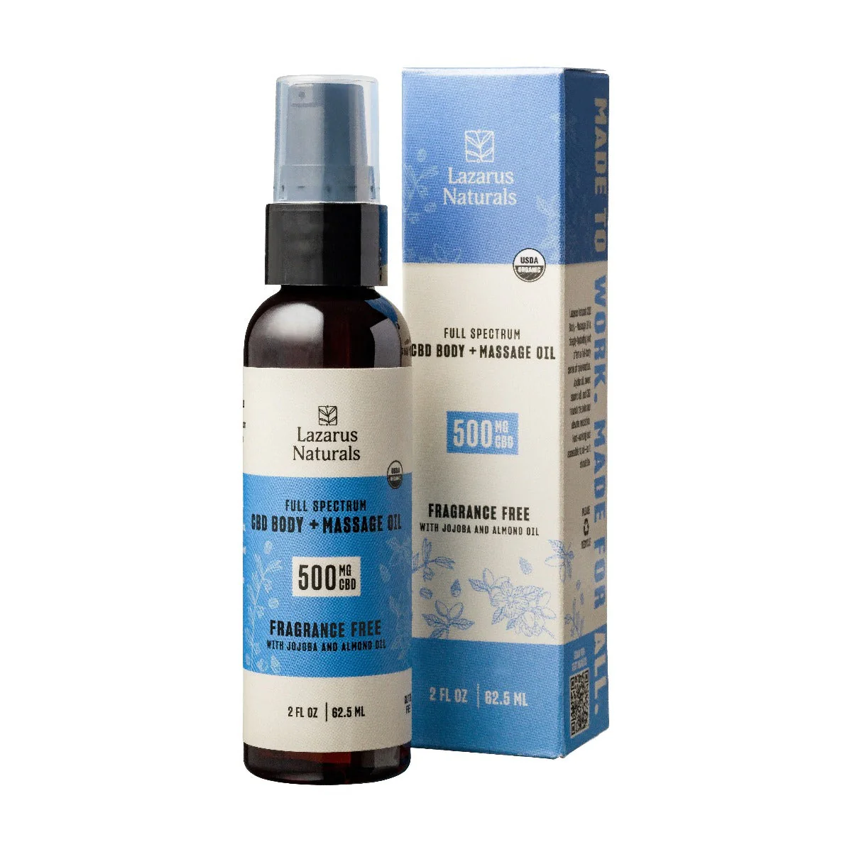 Lazarus Naturals Full Spectrum CBD Massage Oil 4000mg - Image 2