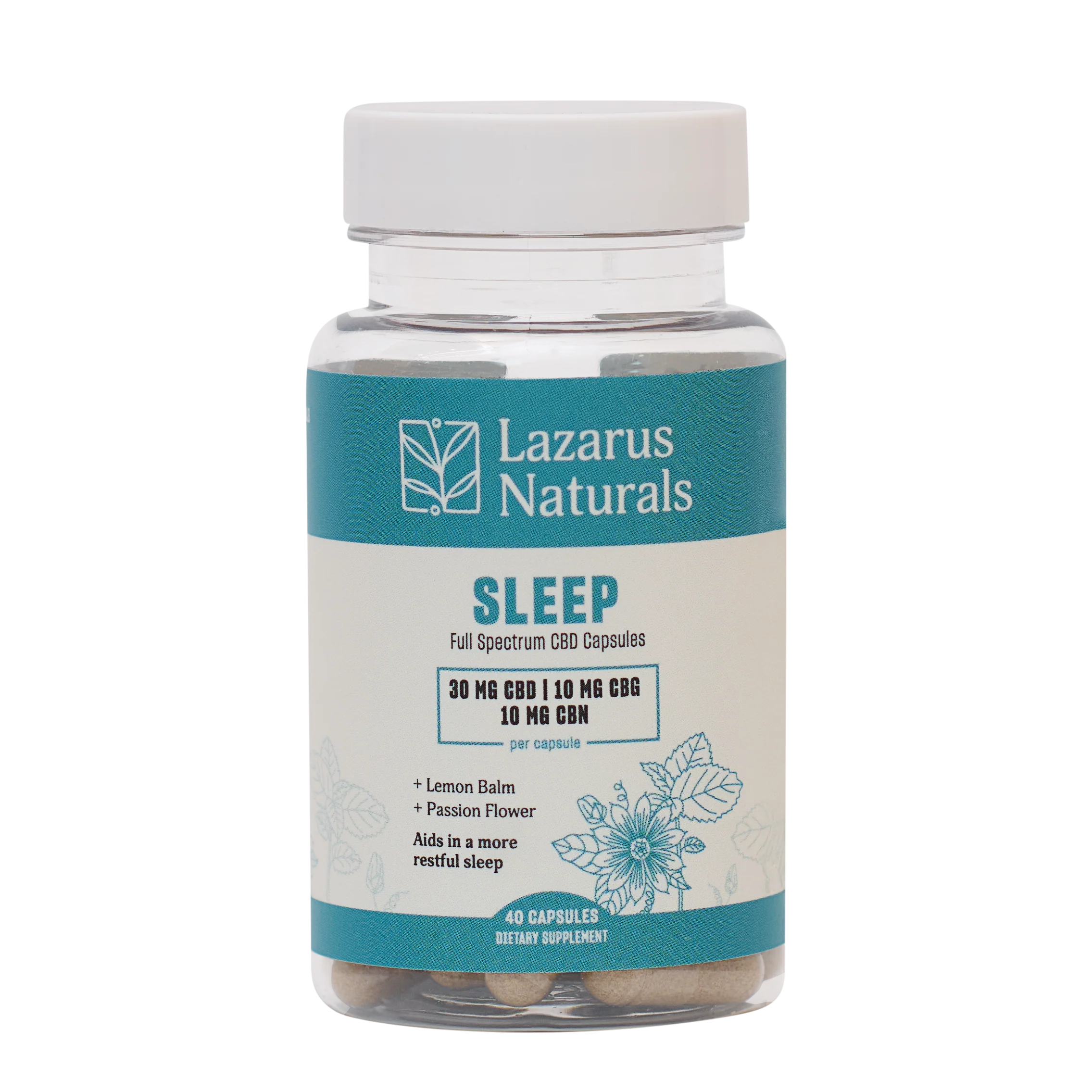 Lazarus Naturals Full Spectrum Sleep Capsules