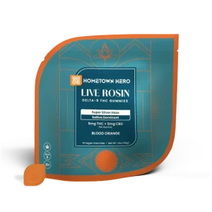 Hometown Hero Live Rosin Gummies 1:1 THC + CBD