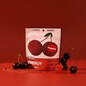 Happy Fruit Cherry Lifted Limeade Gummies