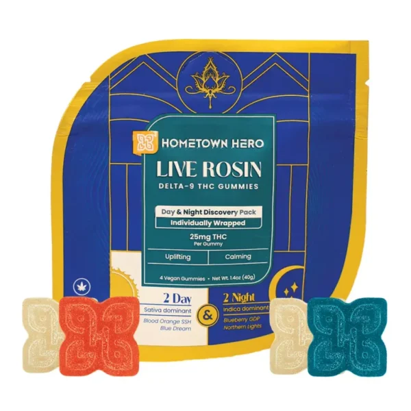 Hometown Hero Live Rosin 25mg Day & Night Discovery Pack