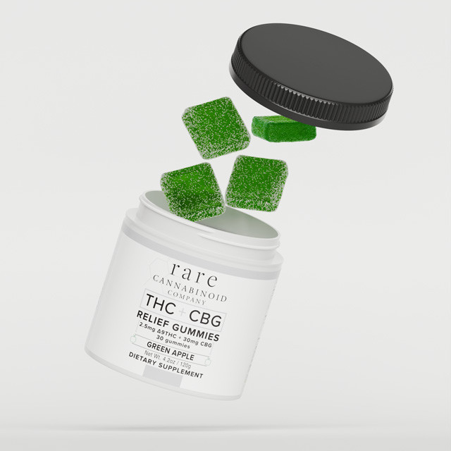 Rare Cannabinoid Company THC + CBG + CBD Relief Gummies - Image 2