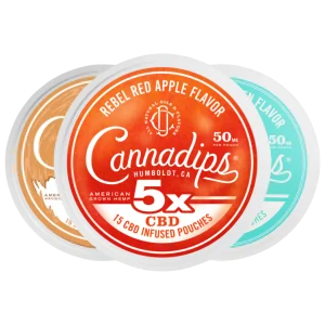 Cannadips 5x CBD Pouches
