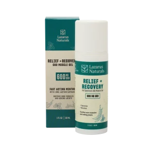 Lazarus Naturals CBD Muscle Gel Relief and Recovery