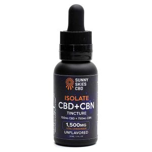 Sunny Skies CBD CBN Isolate Sleep Drops