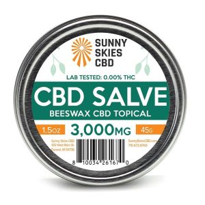 Sunny Skies CBD Beeswax Salve