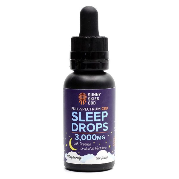 Sunny Skies Full Spectrum CBD : CBN Sleep Drops