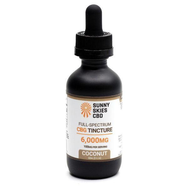 Sunny Skies Full Spectrum Coconut CBG Tincture