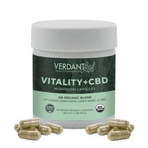Verdant Leaf Vitality+ CBD Mushroom Capsules