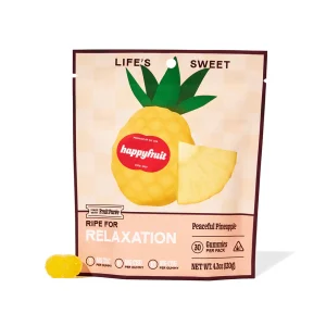 Happy Fruit Peaceful Pineapple Rosin Gummies