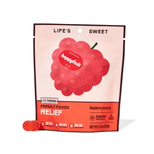 Happy Fruit Raspberry Remedy Thc Rosin Gummies