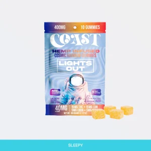 Coast Hemp Infused Gummies - Lights Out