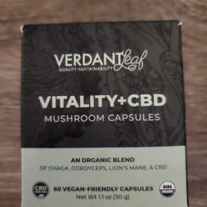 Verdant Leaf Mushroom + CBD Capsules