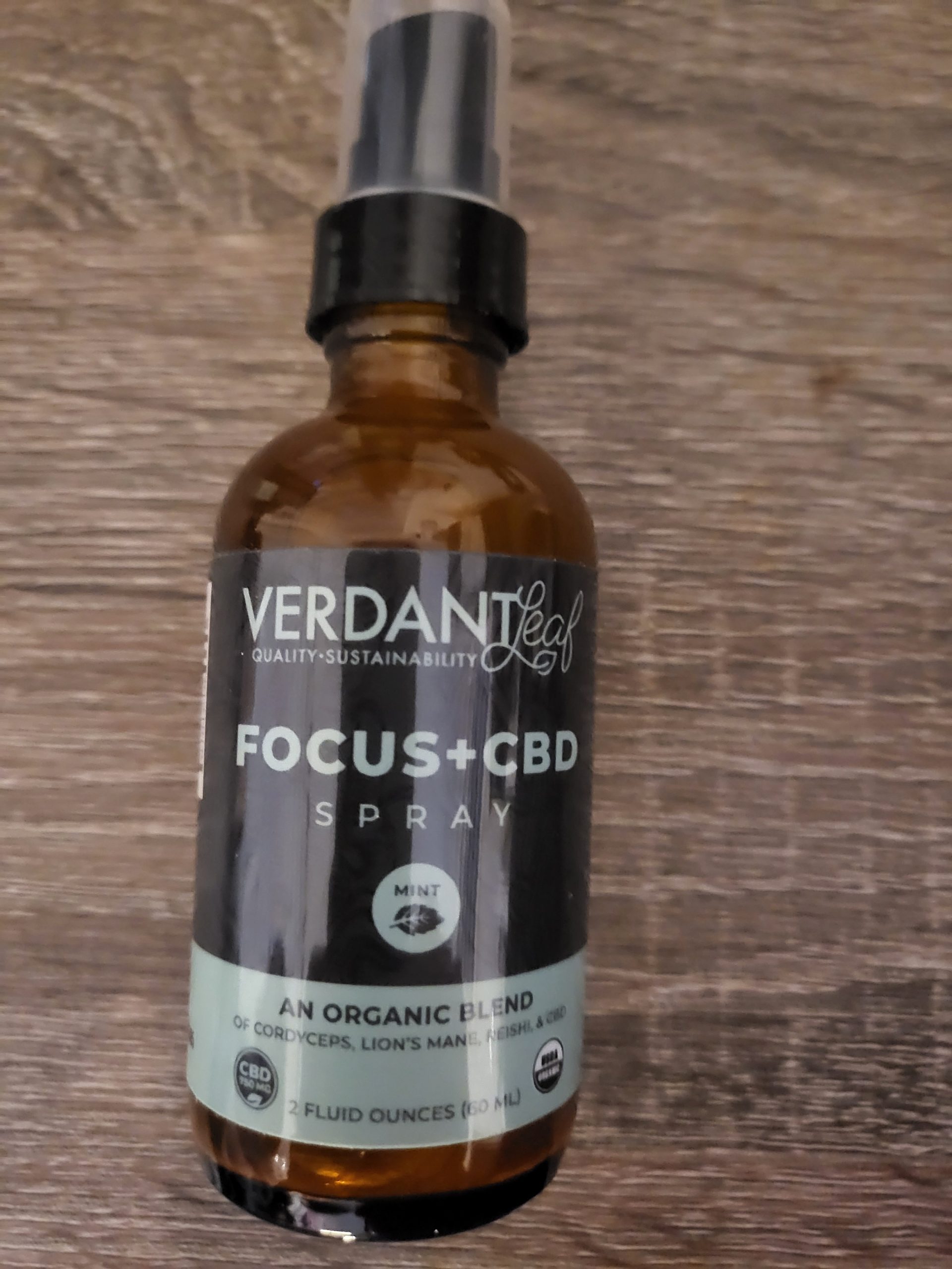 Verdant Leaf Focus + CBD Spray