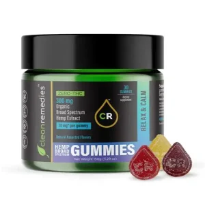 Clean Remedies Relax & Calm CBD Gummies