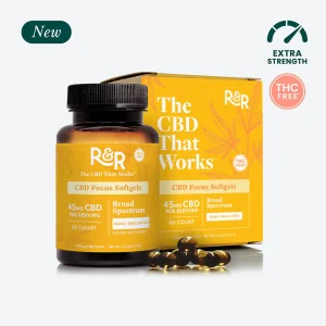 R&R CBD Focus Softgels