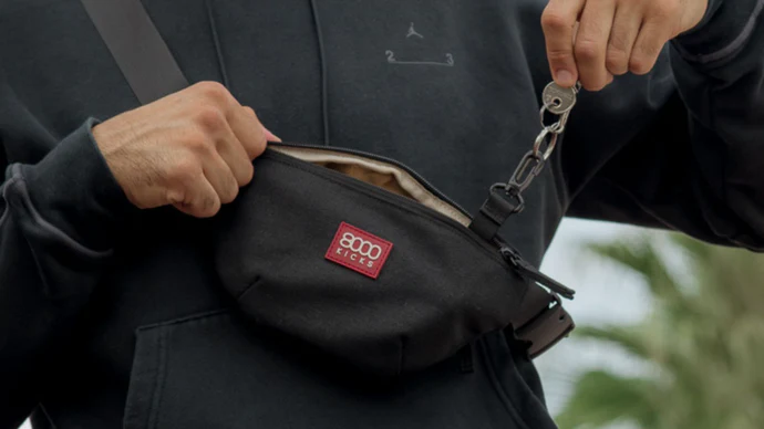 8000Kicks Hemp Fanny Pack - Image 4