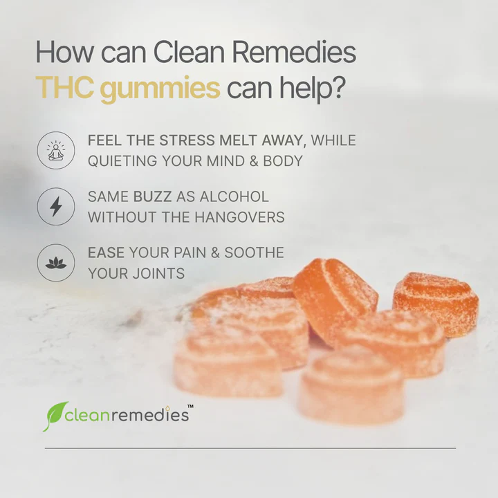 Clean Remedies 1:5 THC:CBD Gummies - Image 3