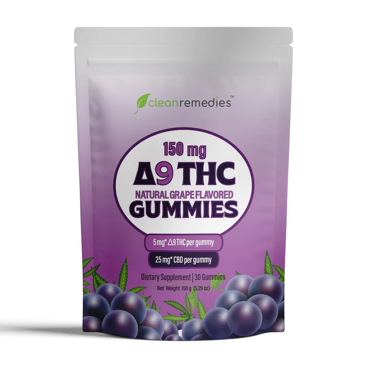 Clean Remedies 1:5 THC:CBD Gummies