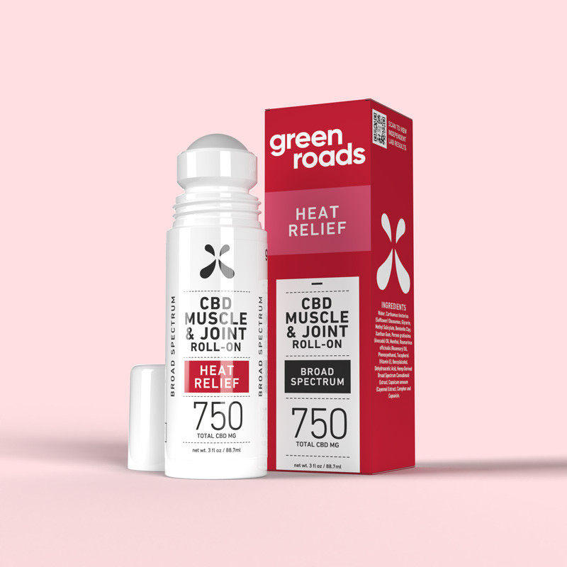 Green Road CBD Muscle & Joint Heat Relief Roll-On