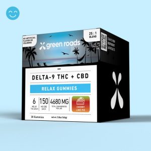 Green Roads 25:1 Relax CBD + THC Gummies