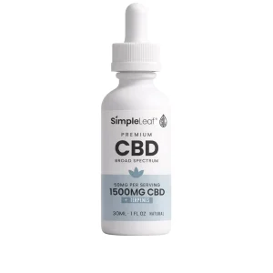Simple Leaf Broad Spectrum CBD Oil (1500mg)