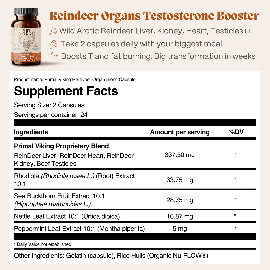 Primal Viking Natural Testosterone Booster - Image 3