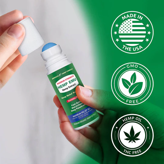 Hemp Emu 1,500mg CBD Roll-On - Image 2
