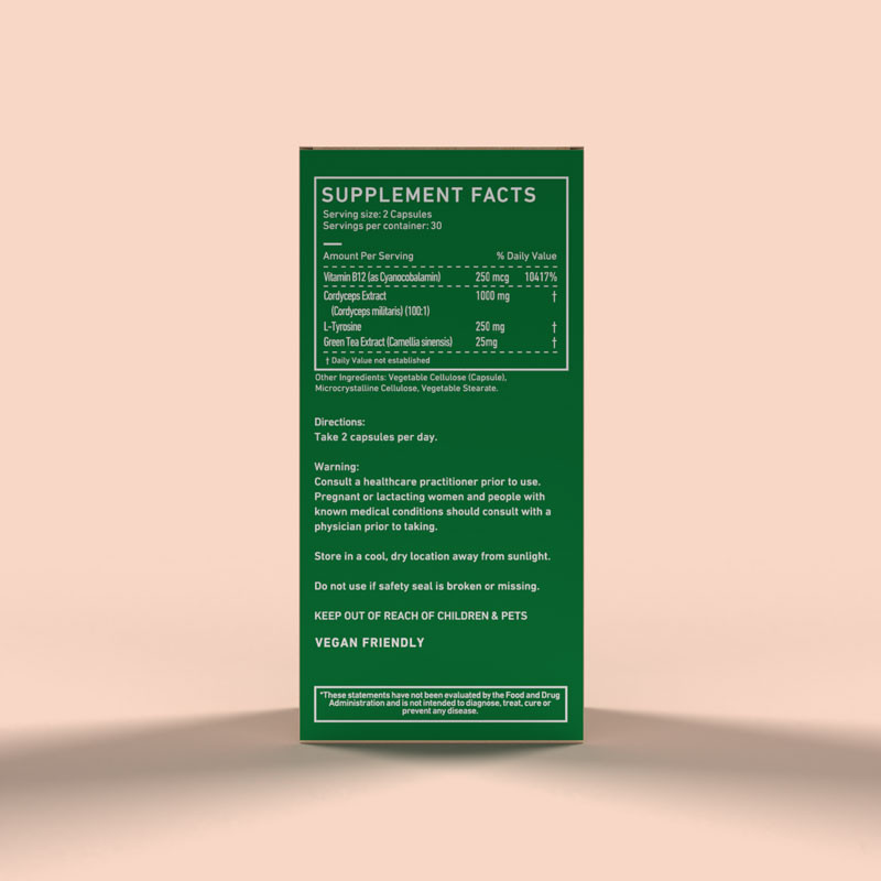 Green Roads Cordyceps Energy & Endurance Capsules - Image 2