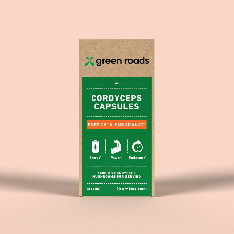 Green Roads Cordyceps Energy & Endurance Capsules
