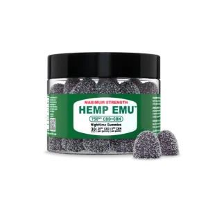 Hemp Emu Nighttime CBD+CBN Gummies