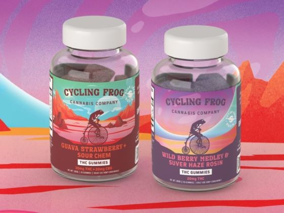 Cycling Frog THC Rosin Gummies